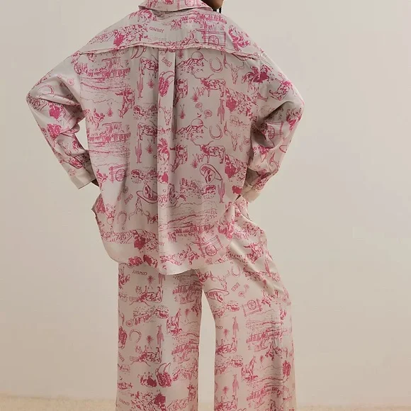 Free People / Dreamy Days Pajama Set NWT Small - Picture 3 of 6